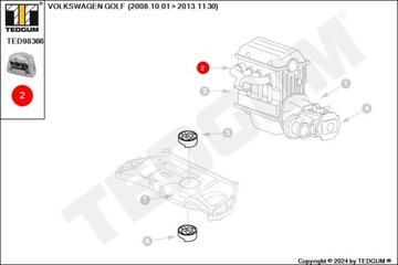 ПОДУШКА ДВИГАТЕЛЯ AUDI SEAT SKODA VW СПРАВА