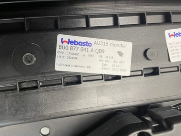 фото thumb №7, Audi q3 люк панорама крыша 8u0877041a