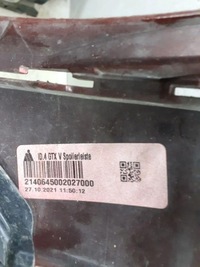 фото thumb №9, Решётка решётка радиатора бампера перед средняя нижняя vw id4 id.4 11a 2020-