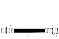 фото thumb №2, Шланг тормозной t mitsubishi carisma l lpr