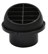 фото thumb №1, Выход диффузор чёрный fi 60 поворотный kąt 45