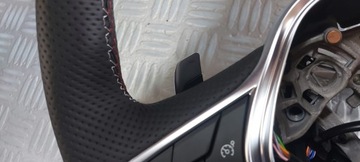 фото thumb №9, Руль лепестки кожа clio v многофункциональный