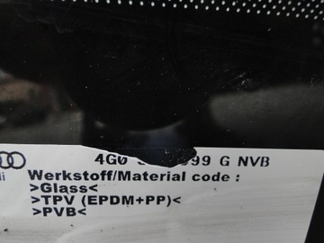 фото thumb №8, Стекло лобовое передняя 4g9 audi a6 c7 avant 2016 4g0845099g