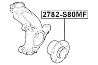 фото thumb №3, Ступиця передня volvo s80 2007- febest
