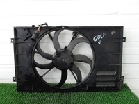 фото thumb №1, Vw golf v 1.6 fsi вентилятор радіатор корпус оригінальний номер