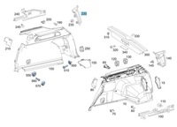 фото thumb №9, New mercedes-benz glc x253 interior d-pillar панель cover a2536907803
