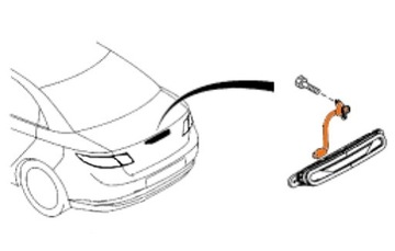 PRZYCISK OTWIERANIA BAGAŻNIKA KLAPY TYŁ MAZDA 6 HATCHBACK '07-12 ORYGINAŁ
