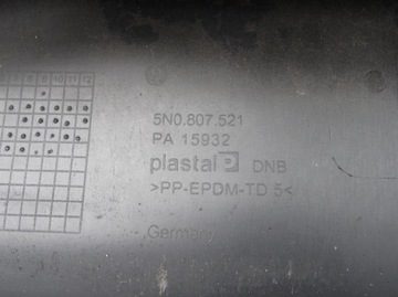 фото thumb №14, Tiguan 5n рестайлинг 11-16 бампер зад задний комплектный la7w 5n0807421g 5n0807521