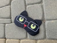ПОВЯЗКА НА ГЛАЗА МАСКА ДЛЯ СНА РЕЛАКСАЦИЯ ОЛДМЕН КОТ НА РЕЗИНКЕ