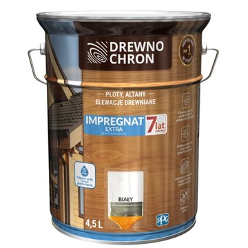 DREWNOCHRON Пропитка Экстра белая 4,5л