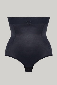 Mitex Satin wyższe figi modelujące czerń XL
