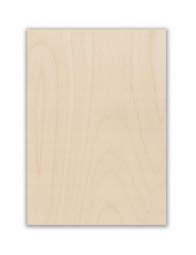 SKLEJKA DESKA A4 3mm FORMATKA DO LASERA CNC GRAWER 210x297mm 1 SZT KLASA 1