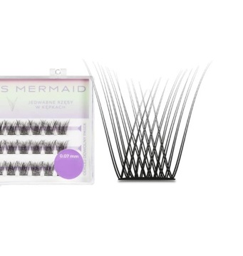 Ресницы тафтинговые - V-Lashes MERMAID Curl C 12мм