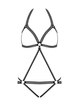Съемное боди Obsessive Teddy Darkie черный L/XL