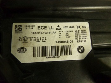 фото thumb №15, Bmw f30 f31 lci лампа перед левая led 8738711