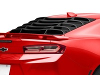 фото thumb №12, Жалюзи стекло шторка чёрный mat camaro 2016-2022