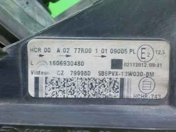 фото thumb №6, Citroen c3 ii 1.4 b 10r hb 5d лампа ліва перед 1606930480