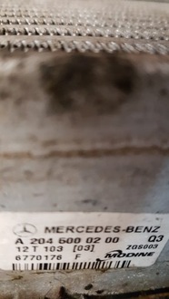 фото thumb №7, Mercedes w204 w212 впуск воздуха интеркулер герметичный демонтаж a2046000200