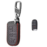 фото thumb №5, Кожаный чехол na ключ корпус case dodge charger ram jeep chrysler