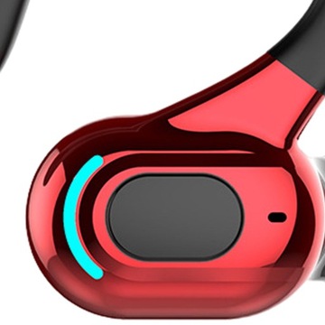 Słuchawki bezprzewodowe Bluetooth Wodoodporny dźwięk przestrzenny Business w kolorze czarno-czerwonym