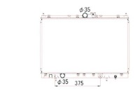 фото thumb №1, Nrf радиатор wody mitsubishi space wagon 2.4 gdi