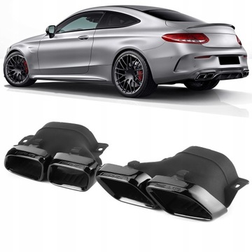 Насадка на выхлопную систему Mercedes AMG левый + правый