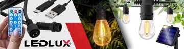 Girlanda Lampa Solarna lampki ogrodowe 10 LED 10m sieciowa biała ciepła