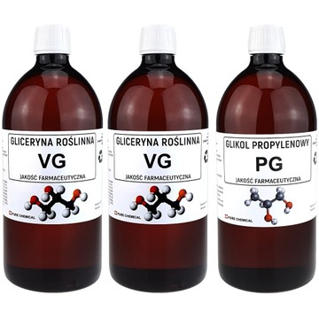НАБОР ГЛИЦЕРИН GLYCOL PG + VG НАБОР ГЛИЦЕРИН И ГЛИЦЕРИН 3л 3,5кг