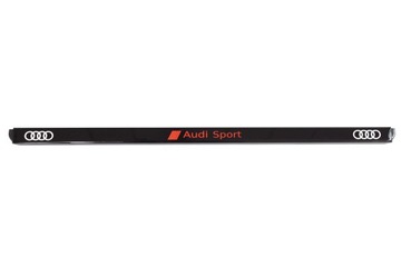 РАМКА НОМЕРНОГО ЗНАКА ЛОГОТИП AUDI SPORT КРАСНЫЙ 1 шт.