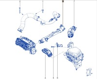 Шланг воздуха с датчиком 1.2 tce mild hibryd renault dacia 144602179r с Разборки, фото thumb