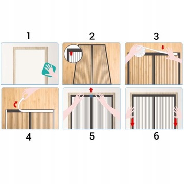 MOSKITIERA DRZWI MAGNETYCZNA ZASŁONA 100x240 KOMAR