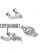 фото thumb №4, Втулка важеля задня nissan pathfinder r51m 05-