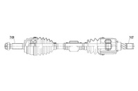 фото thumb №1, Привідний вал привідна jeep compass 2wd 2.0 -14 atm,prawa