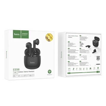 Беспроводные bluetooth-наушники TWS ES56 + спортивный ремень с карманом