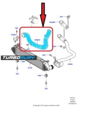 фото thumb №7, Шланг труба wąż turbo інтеркулер land rover freelander ii 2.2 lr066429