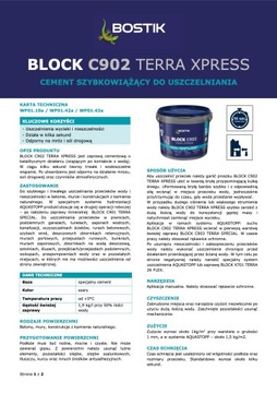 ГЕРМЕТИК ОТ УТЕЧЕК BOSTIK BLOCK C902 5KG AQUASTOPP СИСТЕМА