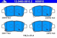 Купить Тормозные колодки тормозные toyota yaris 99- +abs, фото thumb