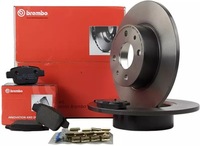 фото thumb №1, Brembo тормозные диски тормозные колодки задняя fiat bravo ii stilo 251mm
