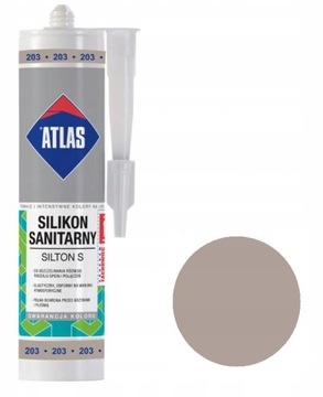 ATLAS СИЛИКОНОВЫЙ SILTON S 280мл - 203 СТАЛЬ