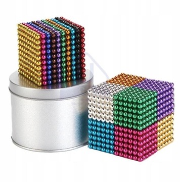 МАГНИТНЫЕ ШАРИКИ NEOCUBE BLOCK 1000шт 3мм ЦВЕТ
