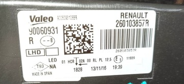 фото thumb №10, Renault megane iv повний led лівий правий фара лампа 260601093r 260103857r