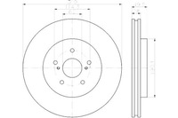 фото thumb №1, Hella гальмівні диски гальмівні 2szt lexus rx 400h mhu3_.
