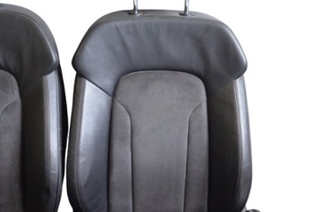 фото thumb №9, Audi q7 4l сидіння шкіра алькантара чорна електрика