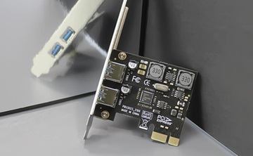 GLOTRENDS U3023 2-портовая плата адаптера USB A 3.0 PCIe