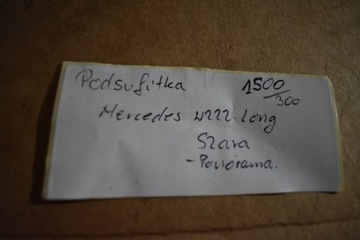 фото thumb №5, Потолок стойки панорама mercedes w222 длинный серый 1