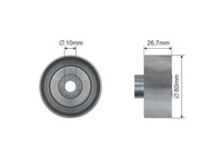 фото thumb №2, Ролик натяжителя ремень многоручейковый ford tourneo connect, transit connect