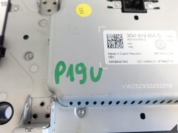 фото thumb №11, Vw passat b8 3g0 vw golf 7 vii 5g0 touran 5ta монитор дисплей экран