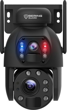 FOTOPUŁAPKA GSM SOLAR ZOOM OPTYCZNY x36 8MP DWA OBIEKTYWY BERING GUARD