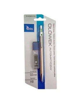 МЕТАЛЛИЧЕСКИЙ КАРАНДАШ HB 0,5 мм + стержни TETIS