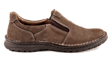 Мужские мокасины кожаные туфли POLISH WIDE 43